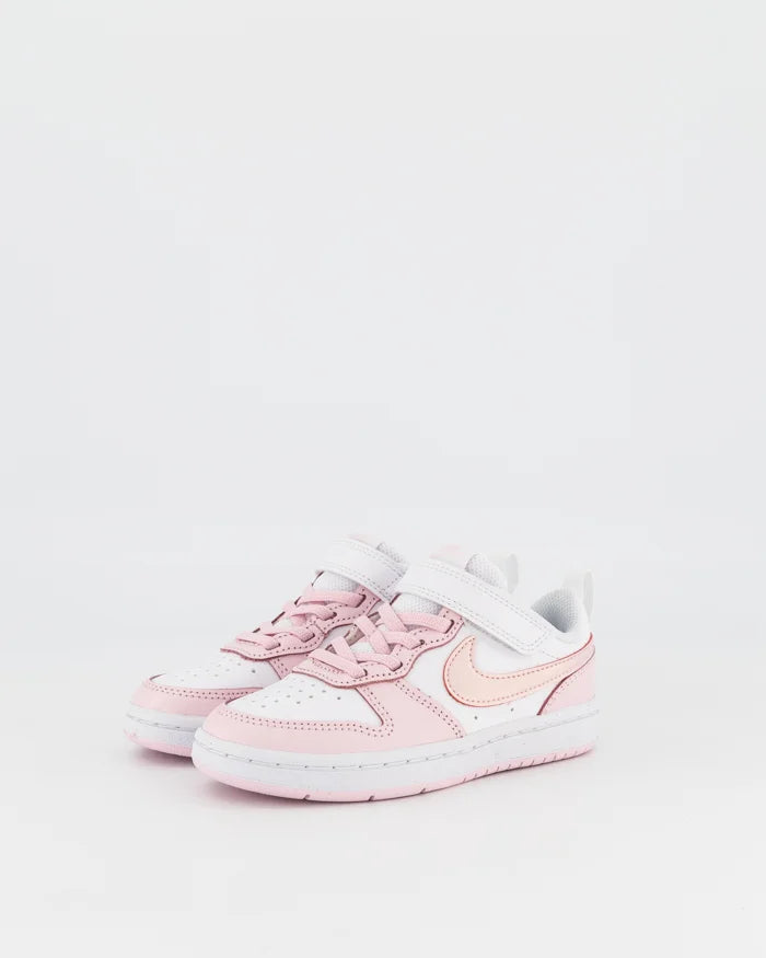 N-J135 (Nike court borough low 2 white/pink foam) 32293581 NIKE