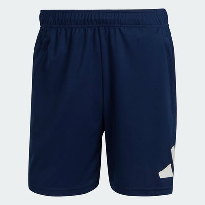 AA-O18 (Adidas train essentials logo training shorts dark blue/white) 22392560 ADIDAS