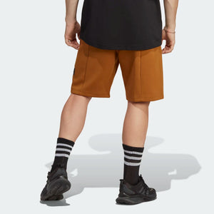 AA-T19 (Adidas future icons badge of sport shorts brown strata) 32293585 ADIDAS
