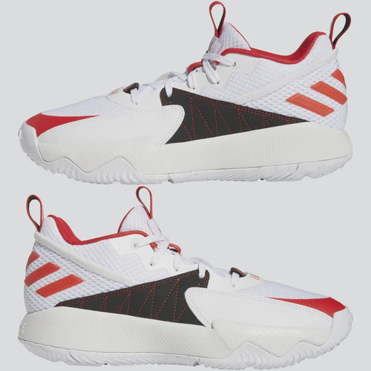 A-C65 (Adidas dame certified basketball shoes white/vivid red/dash grey) 122299210 ADIDAS