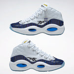 R-W13 (Panini Question Mid Basketball Shoes Ftwr White / Classic Cobalt / Core Black) 123915300 REEBOK