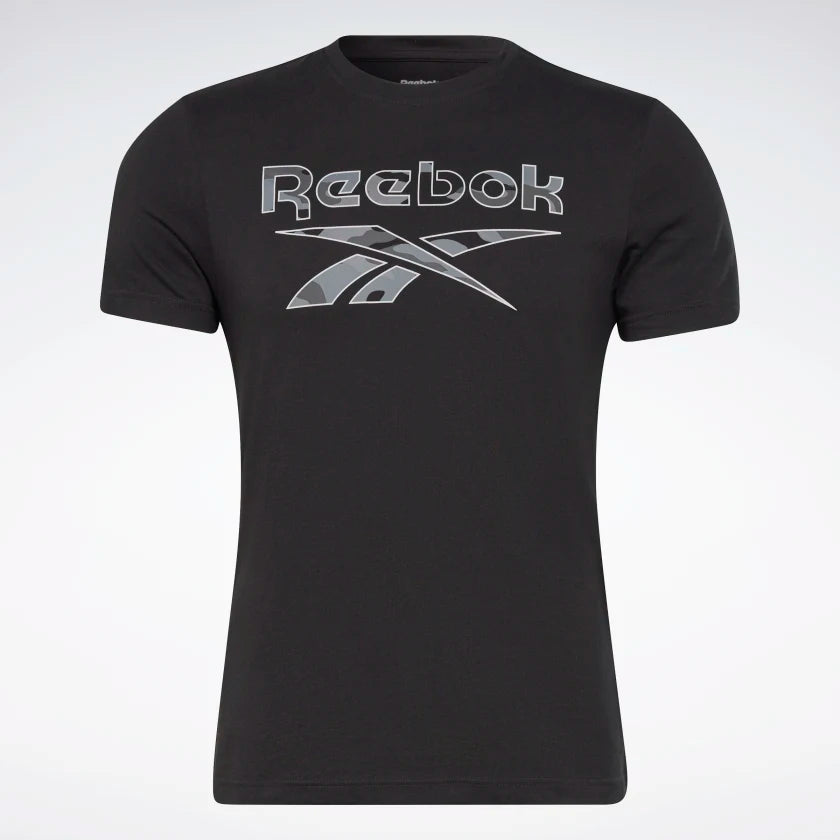 RA-O1 (Reebok identity camo t-shirt black) 42292560 REEBOK