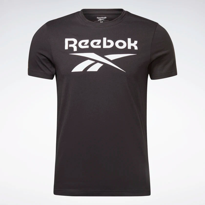 RA-I1 (Reebok identity big logo tee black/white) 32292050 REEBOK