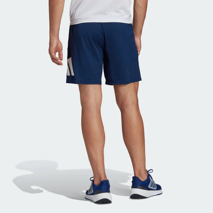 AA-O18 (Adidas train essentials logo training shorts dark blue/white) 22392560 ADIDAS