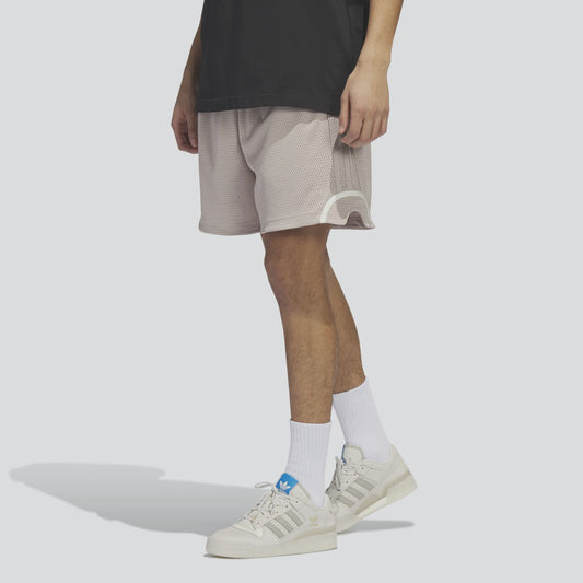 AA-Q19 (Adidas basket ball mesh shorts wonder taupe/off white) 32294350 ADIDAS