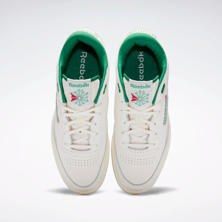 R-T13 (Reebok club mid II vintage chalk/glen green/white) 122299200 REEBOK