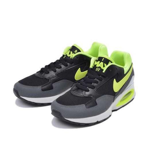 N-P80 (WMNS AIR AMX ST - BLK/GREY/NEON/WHT) 91599207 - Otahuhu Shoes