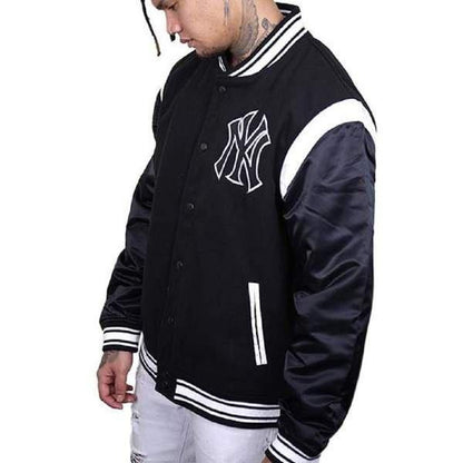 MJA-J1 (College jacket Ny yankees black) 62097826 - Otahuhu Shoes