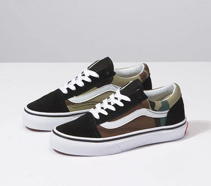 V-D11 (OLD SKOOL WOODLAND CAMO/BLK) 121894343 - Otahuhu Shoes