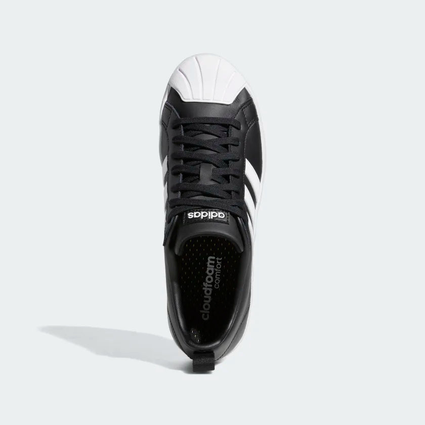 A-R63 (Streetcheck cloudfoam court low black/white) 52296140 ADIDAS