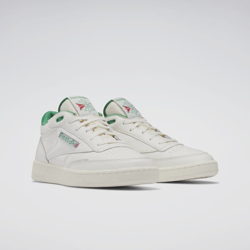 R-T13 (Reebok club mid II vintage chalk/glen green/white) 122299200 REEBOK