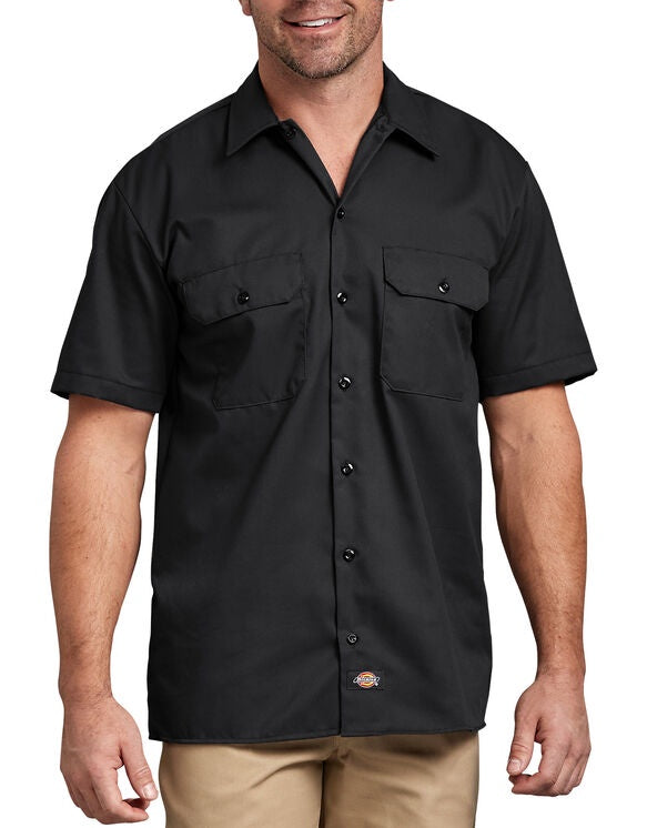 D-O4 (SHORT SLEEVE WORK SHIRT BLK) 21793475 DICKIES