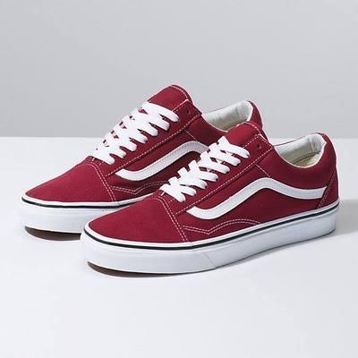 V-Z11 (Old skool rumba red/true white) 61996207 - Otahuhu Shoes