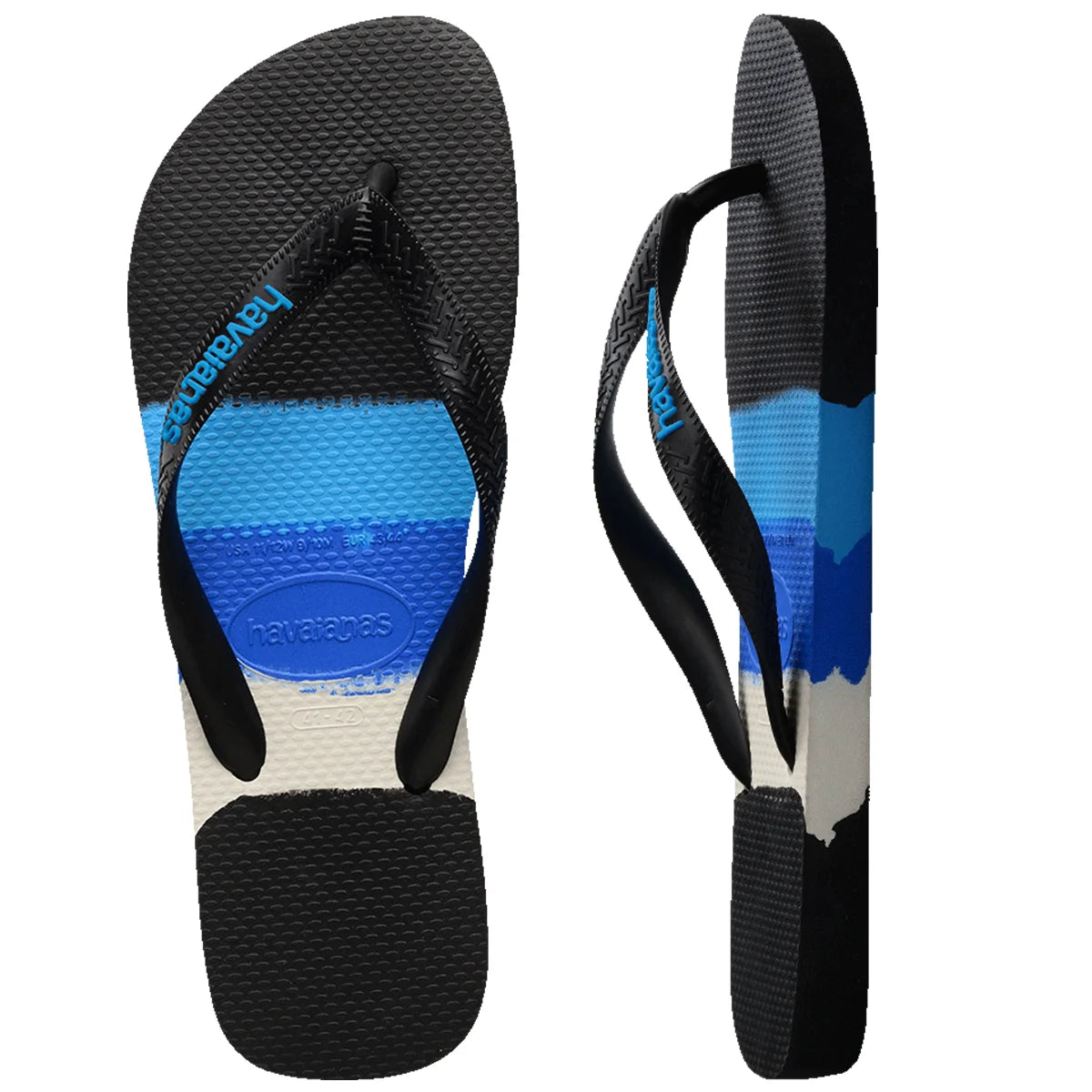 HA-U6 (Havaianas top tech black/blue) 112291800 HAVAIANAS