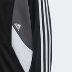 AA-D20 (Adidas 3 stripes colour block tracksuit black/white/gray) 32295630 ADIDAS