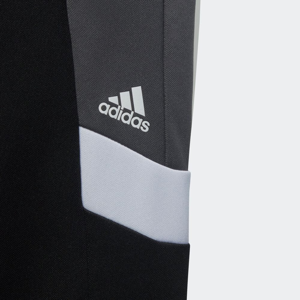 AA-D20 (Adidas 3 stripes colour block tracksuit black/white/gray) 32295630 ADIDAS