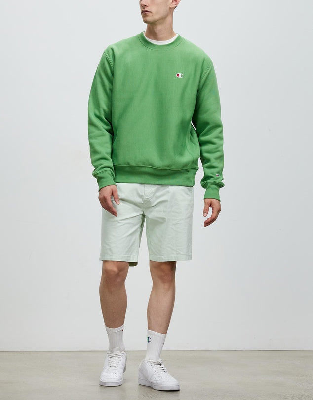 CA-C10 (Reverse weave small c crew native fern green) 32295217 CHAMPION