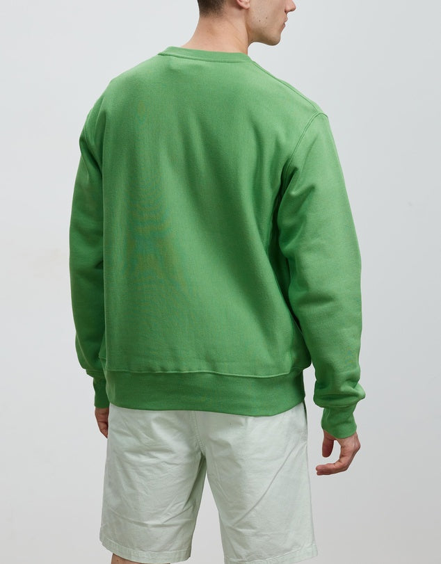 CA-C10 (Reverse weave small c crew native fern green) 32295217 CHAMPION