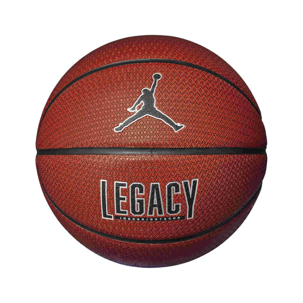 NE-V24 (Nike legacy 2.0 8P basketball amber/black/metallic silver/black - size 7) 112393800