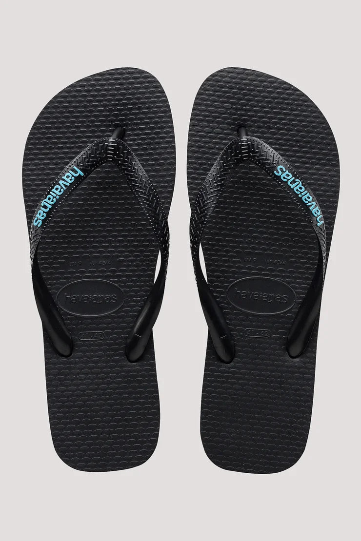 HA-D5 (LOGO FILETE 7661 BLK/LIGHT BLUE) 91991300 HAVAIANAS