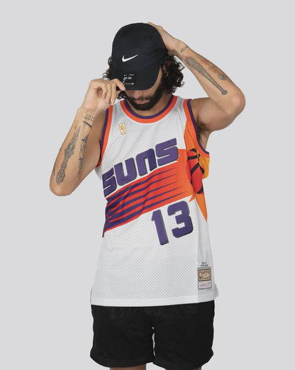 MNA-S25 (Mitchell and ness swingman jersey suns nash 96-97 home white) 12398260 MITCHELL AND NESS