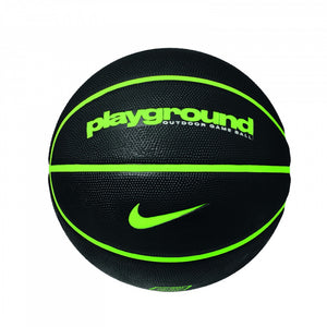 NE-E25 (Nike everyday playground basketball black/volt-size 7) 112391850