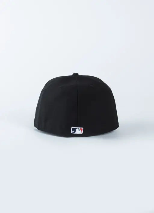 NEC-P43 (New era 5950 retro crown A frame otc new york mets black/lry fitted hat) 102294000 NEW ERA