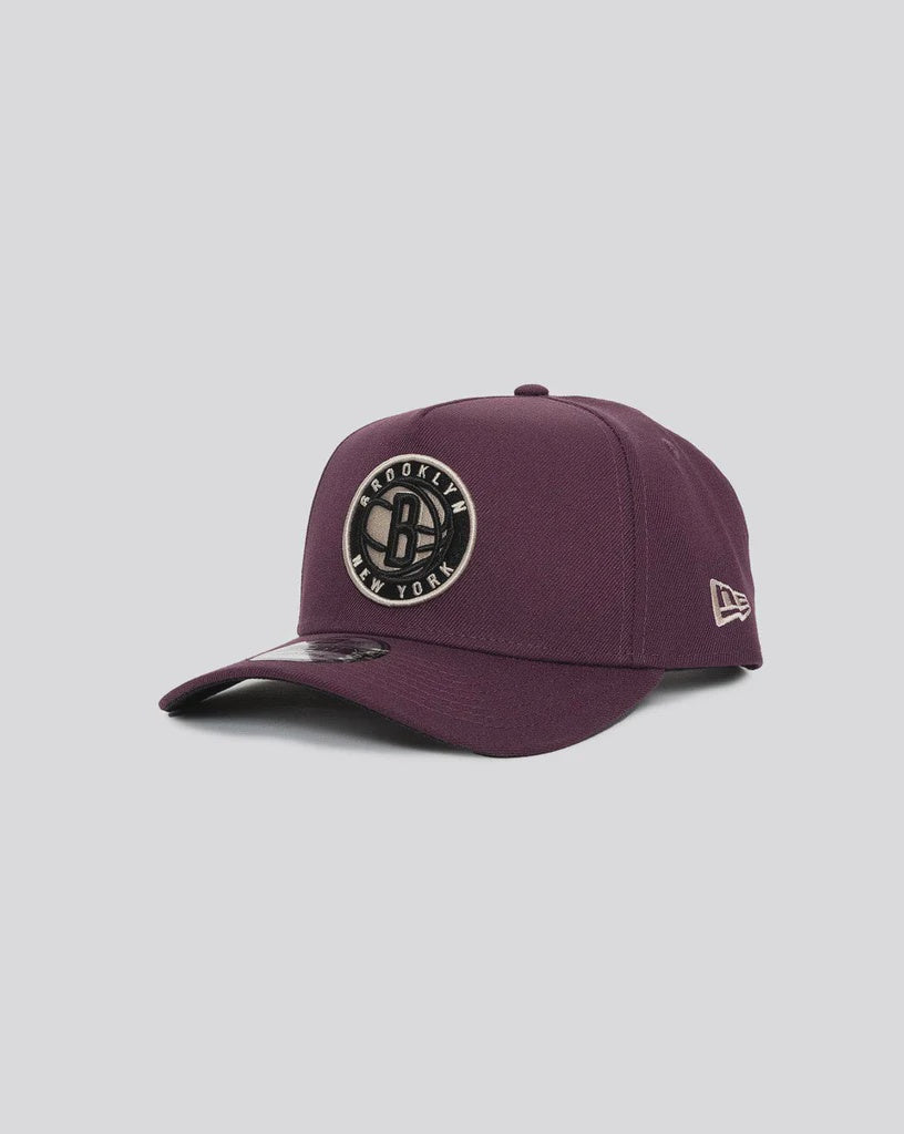 NEC-K31 (940AF brooklyn nets Q421 plum black stn osfm) 122192450 NEW ERA