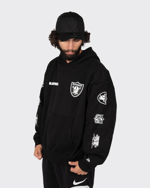 Black online raiders hoodie