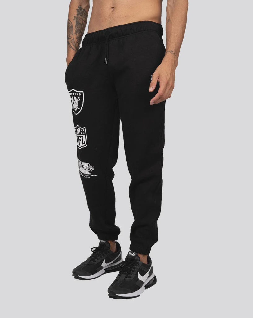 NEA-G3 (NE0297Q222 Trackpant la raiders black/metallic silver) 52294500 NEW ERA