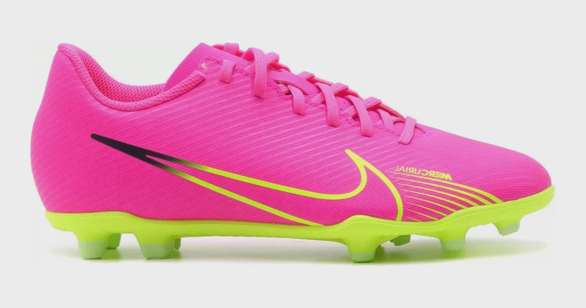 N-H136 (Nike jr vapor 15 club fg/mg pink blast/volt/gridiron) 92394604