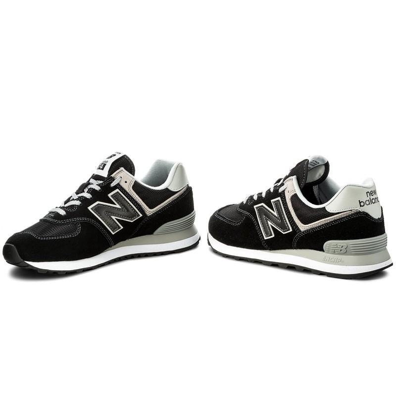 NB-O4 (BK GRY SUEDE MESH D WIDTH) 21896300 - Otahuhu Shoes