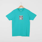 OBA-E (Obey eyes icon 3 classic tee teal) 102291522 OBEY