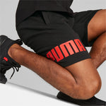 PA-V7 (Puma power shorts 9"black/warm red/blue) 32293750 PUMA