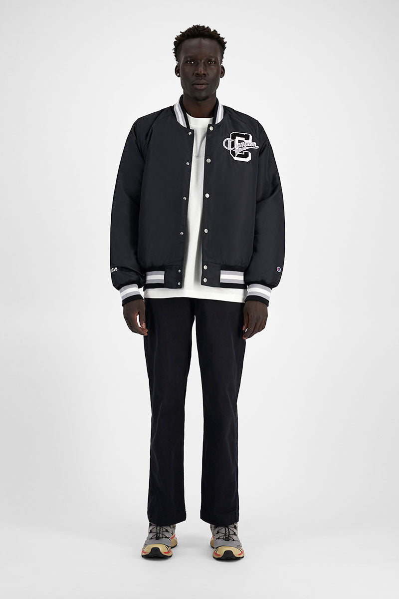 CA-B11 (Champion rebound letterman jacket black) 322911304 CHAMPION