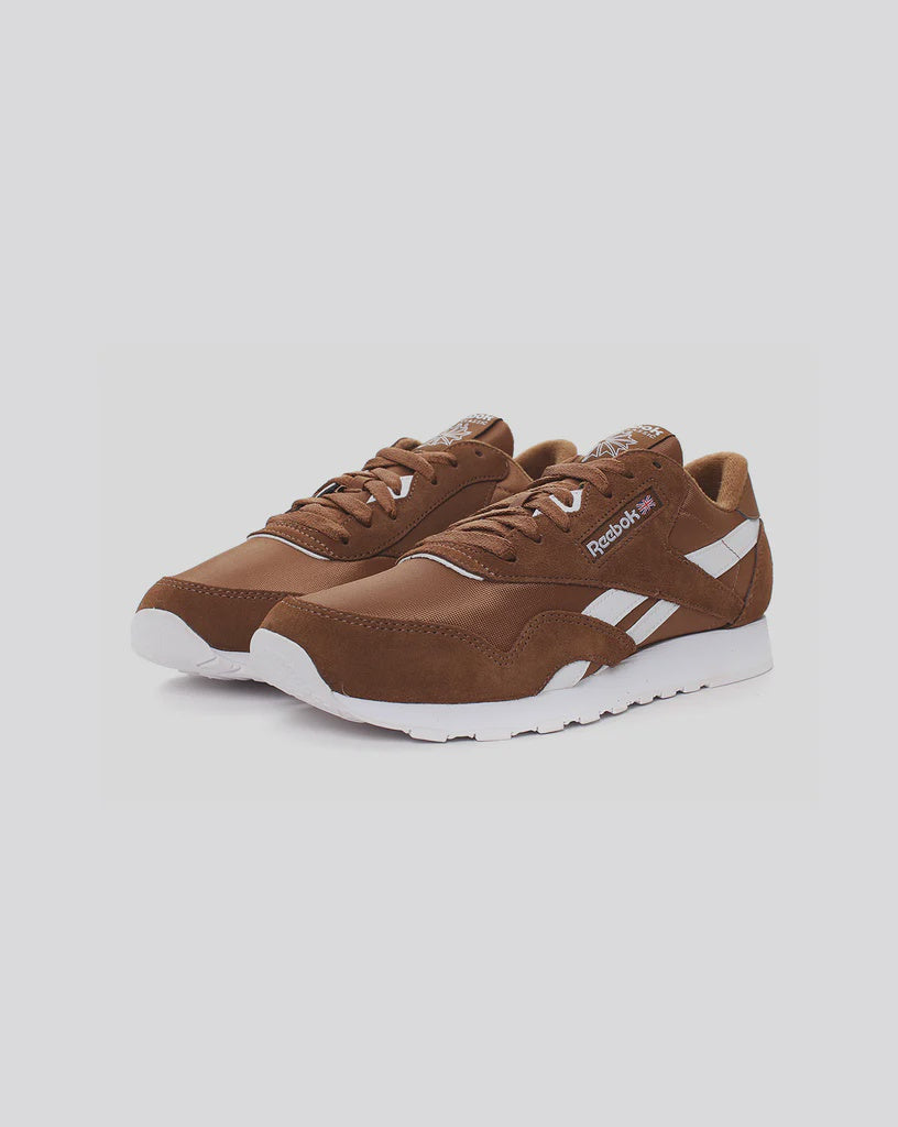 R-A16 (Reebok classic nylon white/collegiate brown) 112396138