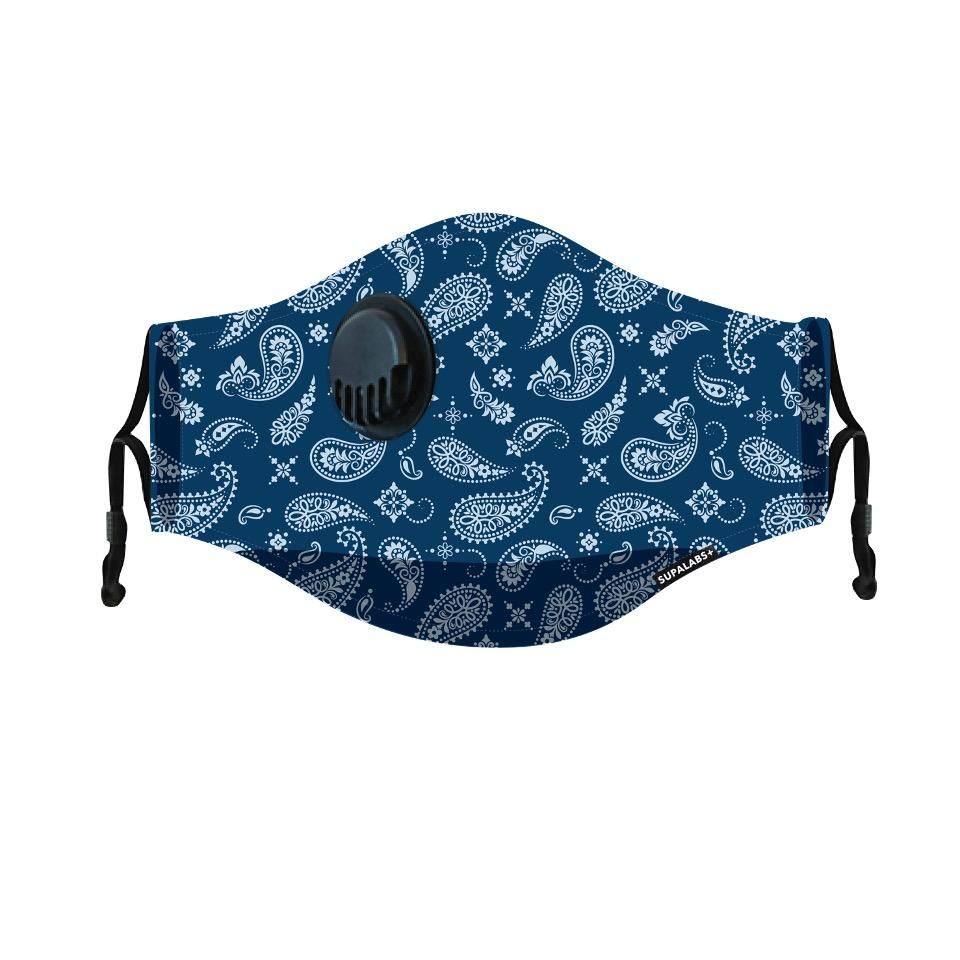 SL-H (Supa hero masks for adults blue paisley) 112191816 SUPALABS