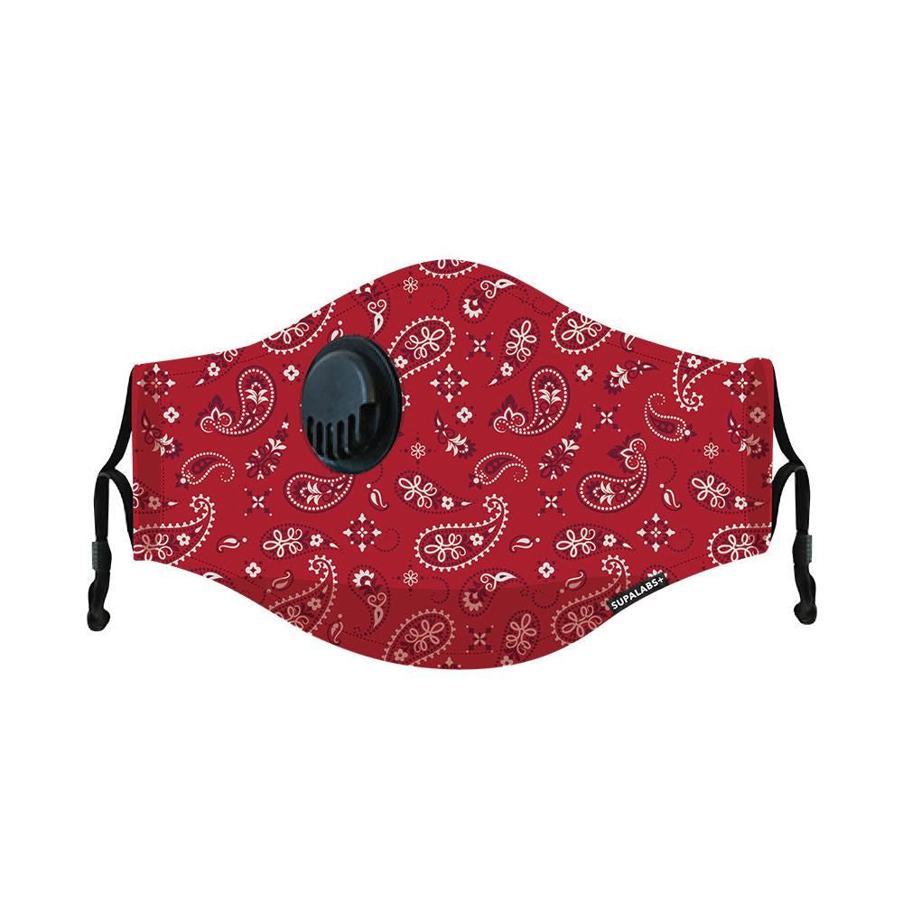 SL-I (Supa hero masks for adults red paisley) 112191816 SUPALABS