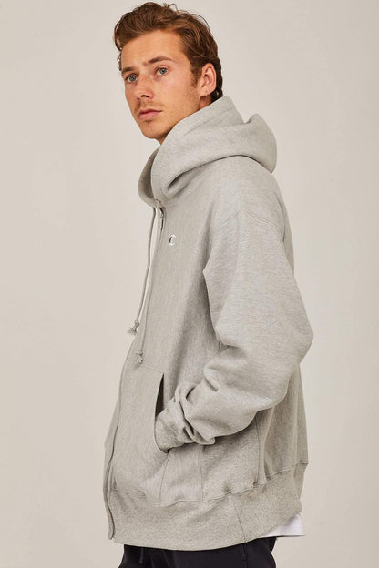 CA-J8 (Reverse weave zip hoodie a44 assorted oxford heather) 52195652 - Otahuhu Shoes