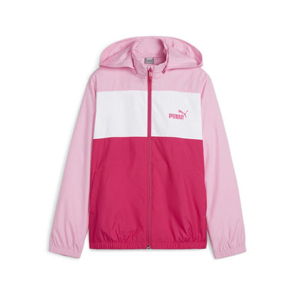 PA-K10 (Puma essentials + color block windbreaker garnet rose) 22494500