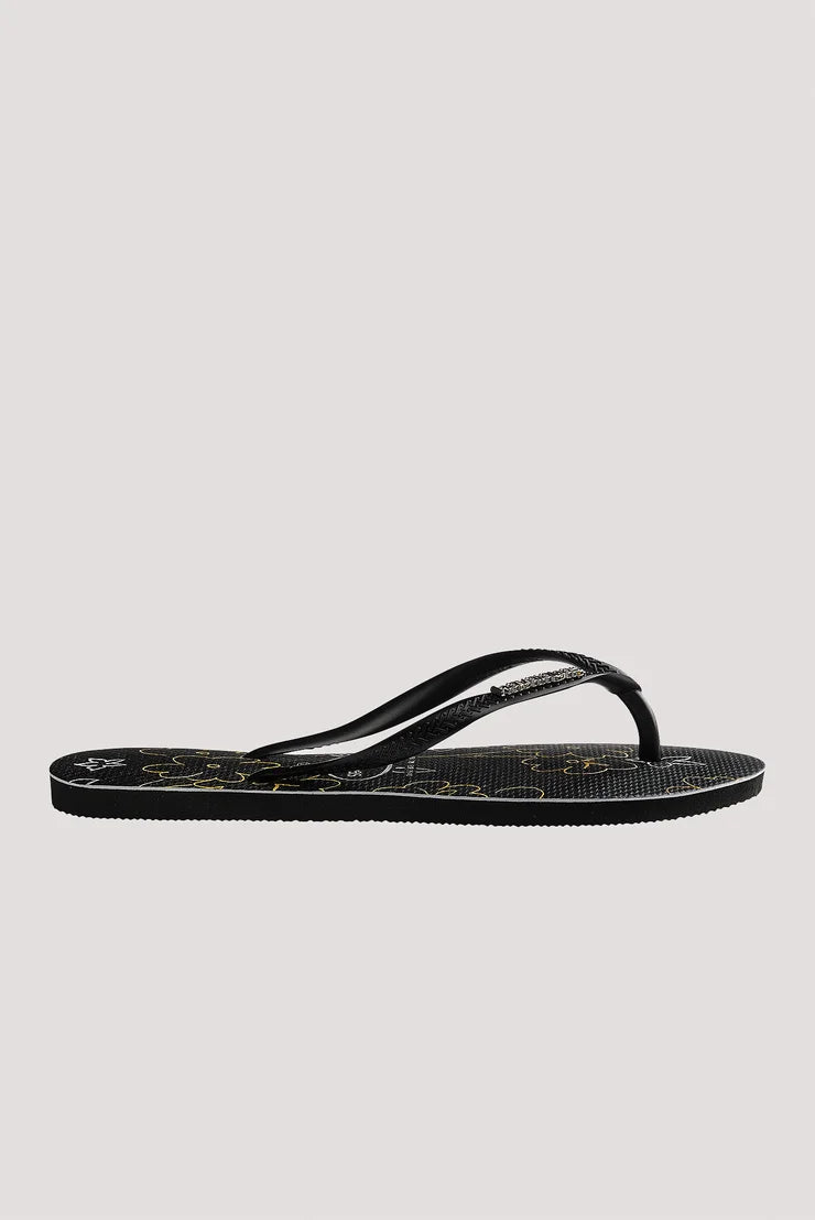 HA-WI7 (SLIM LOGO METALLIC (FLOWERS) 7892) 92292500 HAVAIANAS