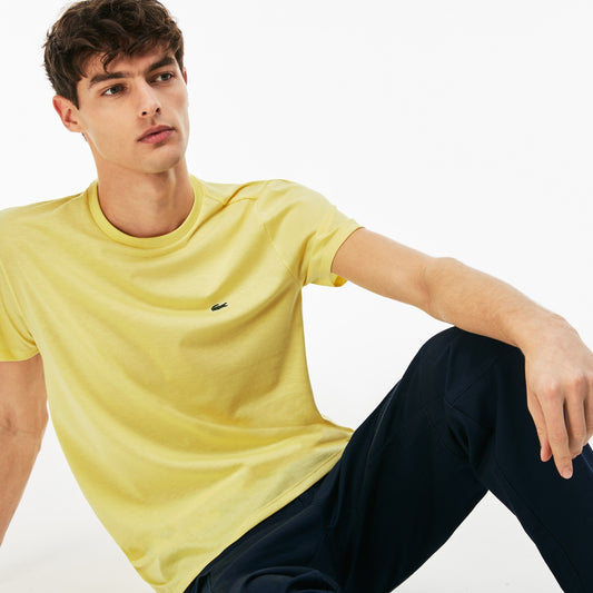 LCA-K16 (Lacoste classic crew neck pima tee yellow) 62394348 LACOSTE