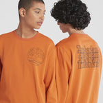 TBA-G2 (Timberland unisex back logo sweatshirt rust) 122294783