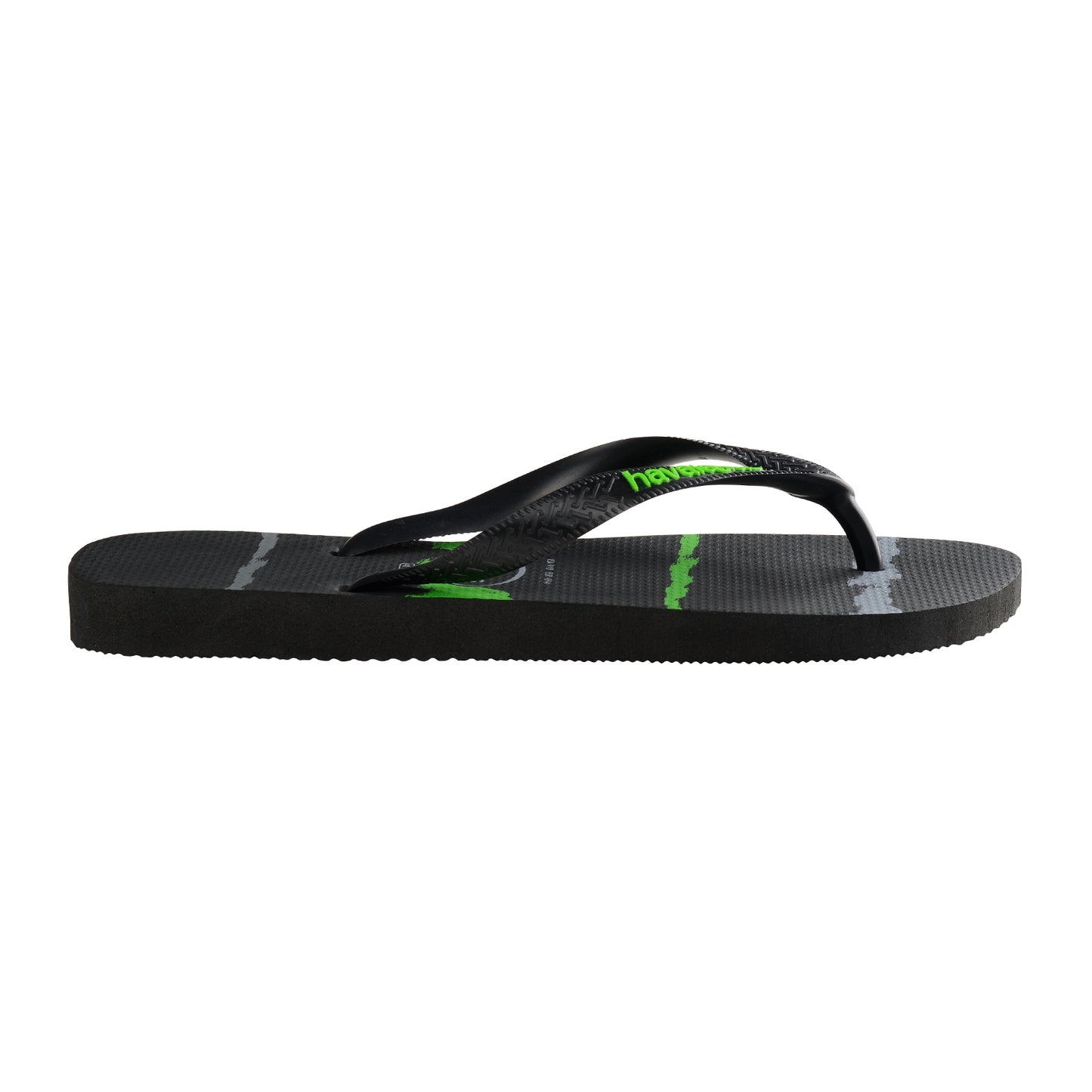 HA-X4 (TOP TROPICAL GLITCH 6152 BLK/NEON/GREEN) 71991500 HAVAIANAS