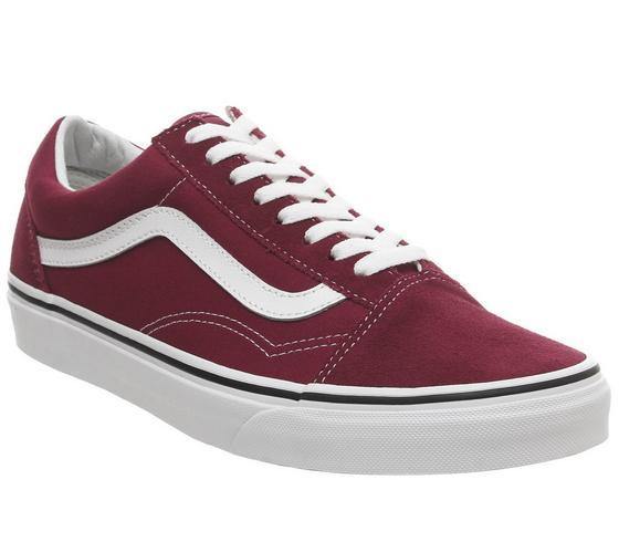 V-Z11 (Old skool rumba red/true white) 61996207 - Otahuhu Shoes