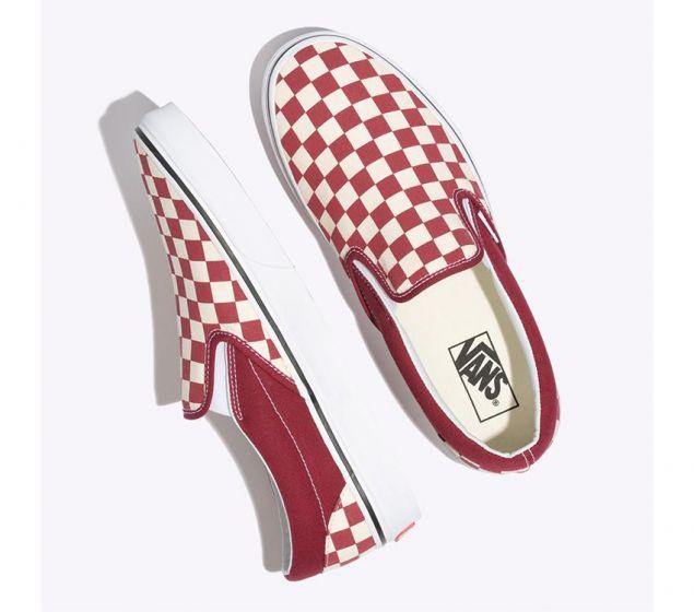 V-Y11 (CSO CHECKER RUMBA RED/TRUE WHT) 61994876 - Otahuhu Shoes