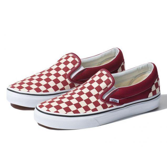 V-Y11 (CSO CHECKER RUMBA RED/TRUE WHT) 61994876 - Otahuhu Shoes