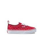 V-P11 (UY AUTH ELAS LACE CHECKB RED TANGO RED) 21993545 VANS
