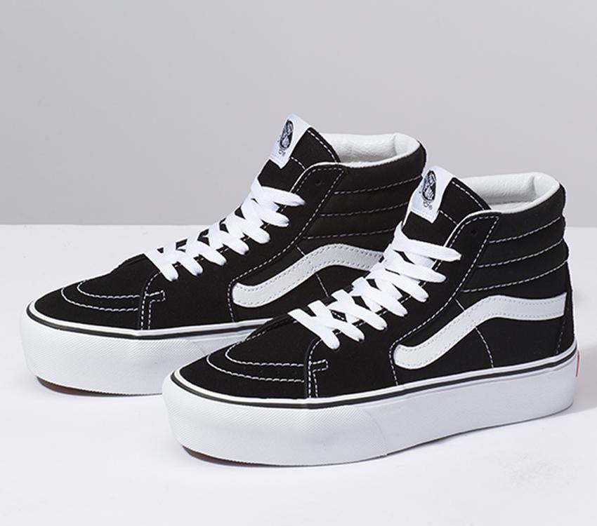 V-T14 (Vans sk8-hi platform 2.0 black/true white) 52397542 VANS