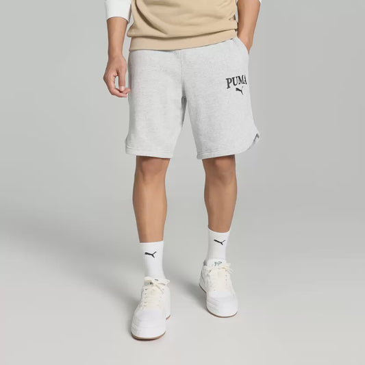 PA-P10 (Puma squad 9" shorts light gray heather) 32493500